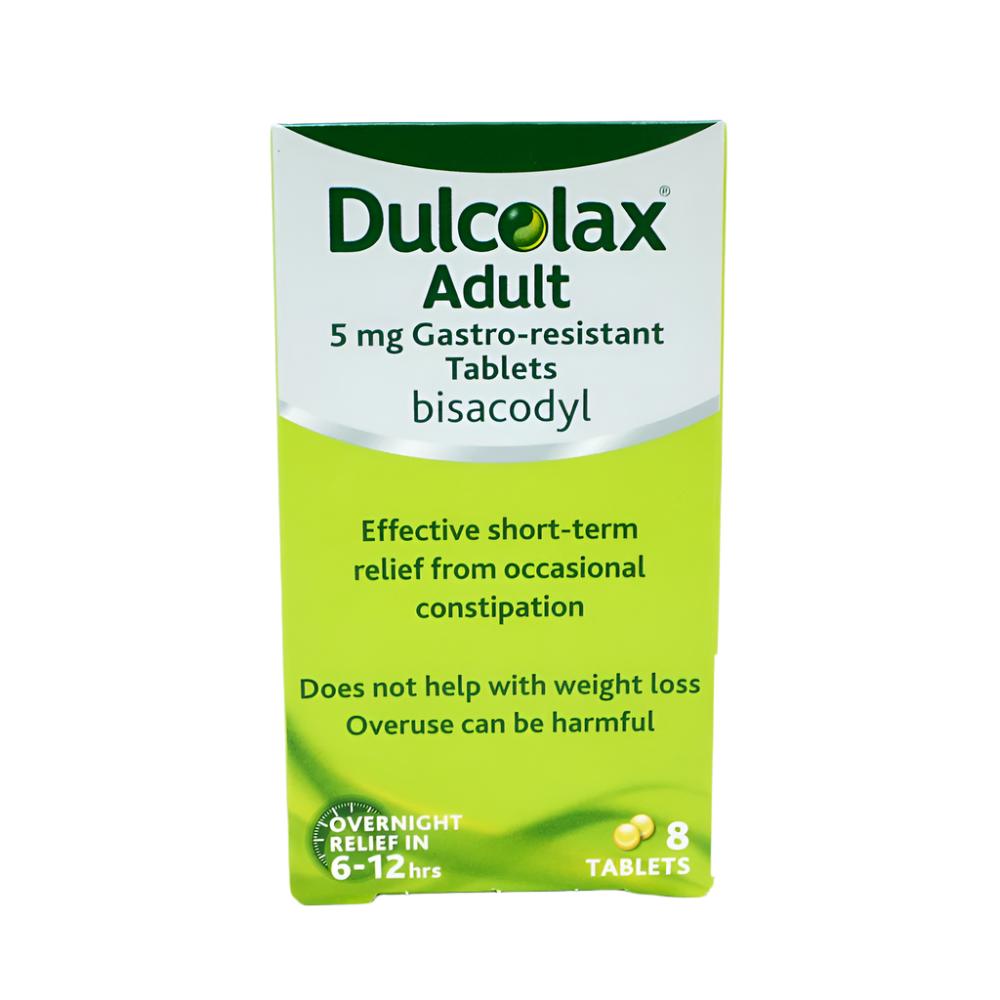 DulcolaxAdult 5mg Gastro-Resistant 8 Tablets | High Quality Health & Wellbeing Product Online - Product Image DulcolaxAdult 5mg Gastro-Resistant 8 Tablets | High Quality Health & Wellbeing Product Online - Product Image